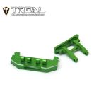 Treal TRLX003Q1WGW1  Aluminum 7075 Rear Bumper Mount for Axial 1/24 RC Crawler -Green