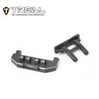 Treal TRLX003Q1WGWL  Aluminum 7075 Rear Bumper Mount for Axial 1/24 RC Crawler -Gray
