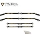 TREAL X003SX7ODN Brass High Clearance Links (8P) Upgrades Compatible with Axial 1/24 AX24 XC-1