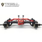 TREAL X003TM0ZKH TRX4M Front Portal Axles Complete Kit CVD Shaft Aluminum 7075 CNC Machined Axle Housing for 1/18 TRX-4M (Black)