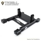 TREAL X003TMX42X SCX10 Pro Front Chassis Brace Servo & Winch Mount Aluminum 7075 CNC Billet Machined Upgrades Parts(Black)