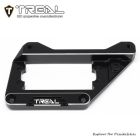 TREAL X003TPR9Q7 SCX10 Pro Front Servo Mount 4-Links Mount Aluminum 7075 Upgrades(Black)