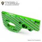 TREAL X003TQFT7R SCX10 Pro Motor Mount Plate Aluminum 7075 Upgrades for 1/10 SCX10 PRO 4WD Kit(Green)