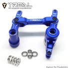 TREAL Aluminum 7075 Servo Saver Steering Bell Cranks Compatible with Traxxas 1/6 XRT(Blue)