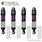 TREAL TRX4M Shocks 53MM Oil-filled Threaded Damper Upgrades Compatible with Traxxas 1/18 TRX4-M RC Crawler (Purple)