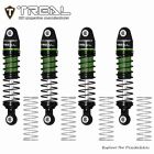 TREAL TRX4M Shocks 53MM Oil-filled Threaded Damper Upgrades Compatible with Traxxas 1/18 TRX4-M RC Crawler (Green)