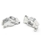TREAL X0041SVJ8Z Aluminum 7075 Rear Hubs Carrier Set CNC Machined Upgrades for Arrma 1/18 GRANITE GROM(Silver)