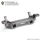 TREAL X00426BJZJ Aluminum 7075 Front Bumper Mount CNC Machined Upgrades for Axial SCX10 III Jeep K10 Base Camp(Gray)