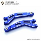 TREAL X0043S4L47 Aluminum 7075 CNC Machined Front Upper Arms Set Suspension A-Arm Upgrades for Arrma 1/18 GRANITE GROM(Blue)