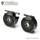 TREAL X004D66R05 Brass Front Steering Knuckles Heavy Weight for Vanquish H10 Optic Upgrades Black(300g/0.66lb per Pair)