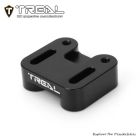 TREAL X004I7XDQZ Aluminum 7075 Adjustable Servo Mount Bracket for Axial SCX6 Jeep Wrangler Trail Honcho(Black)