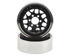 Vanquish Products VPS07710 KMC XD127 Bully 1.9 Beadlock Crawler Wheels (Black) (2)