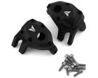 Vanquish Products VPS08640 Vanquish Products F10 Portal Aluminum Front Knuckle Set (Black) (2)