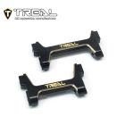 Treal TRLX003QV8HU1  Brass Front and Rear Bumper Mounts Set (F&R) Heavy Weight Upgrades for Traxxas TRX-4M