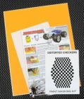 XXX Main Racing M002L Distorted Checkers Paint Mask