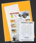XXX Main Racing M037L Wicked Flames Paint Mask