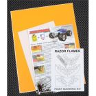 XXX Main Racing M039L Razor Flames Paint Mask