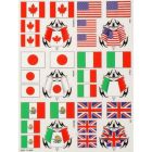 XXX Main Racing S025 Flags Sticker Sheet