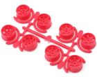 Yeah Racing -WL-0146FPK Mini-Z AWD 11mm 5-Spoke Wide Rims Set (Florescent Pink)
