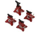 Yeah Racing -YA-0725RD 1/18 & 1/24 Micro Crawler Adjustable Height 3 Ton Jack (Red) (4)