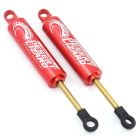 Yeah Racing DDL-100RD 100mm Desert Lizard Two Stage Internal Spring Damper Pair Red For Crawler