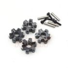 Yeah Racing WA-035BK Aluminum Hex Adaptor Set 12x5mm For 1/10 RC Touring Drift Crawler Black