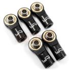 Yeah Racing YA-0550BK Aluminum M3 Rod Ends (5pcs) Black