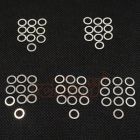 Yeah Racing YA-0551 5x7mm Stainless Steel Spacer Set 0.1 0.15 0.2 0.25 0.3mm