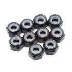 Yeah Racing YA-0566BK 3mm Aluminium Lock Nut Black