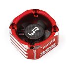 Yeah Racing YA-0576RD Aluminum Case 30mm Booster Cooling Fan Red
