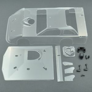 1RC Racing 6064 Body Set, Clear, 1/18 LM 2.0