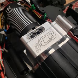 Sliding Motor Mount for Axial SCX6 Transmission Aluminum Upgrade