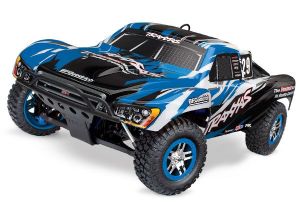 Traxxas 59076-3-BLUE Slayer Pro 4WD RTR Nitro Short Course Truck (Blue)