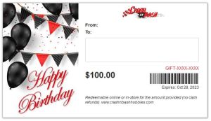 Crash N Bash Gift Card - Birthday Series