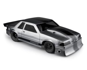 JConcepts 0362 1991 Ford Mustang Fox Drag Racing Body (Clear) Slash 2WD