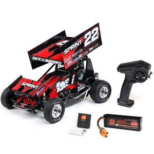 Losi -2359 1/10 22S Sprint 2WD Brushless RTR (Battery & Charger Included), Red