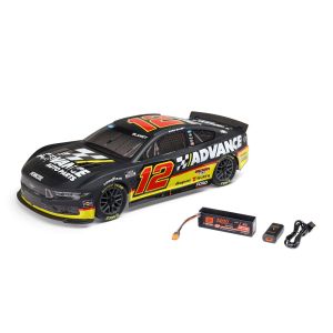 Losi 1122512 1/12 NASCAR RC Race Car Ryan Blaney No. 12 On-Road (Battery & Charger Included)