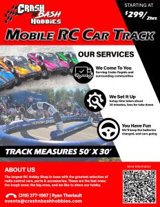 Crash'n Bash Hosted RC Car Party Service (Classic Party)