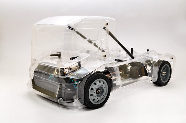 HoBao HOAHBGPX4ECL 1/10 Hyper EPX Semi Truck On-Road ARTR Clear 