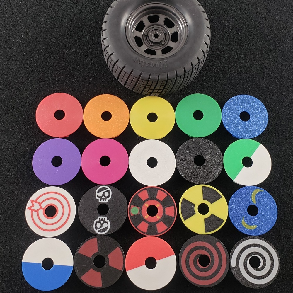 Wheel Covers for Traxxas Slash Modified Oval Dirt Racer - Upgrade Accessory