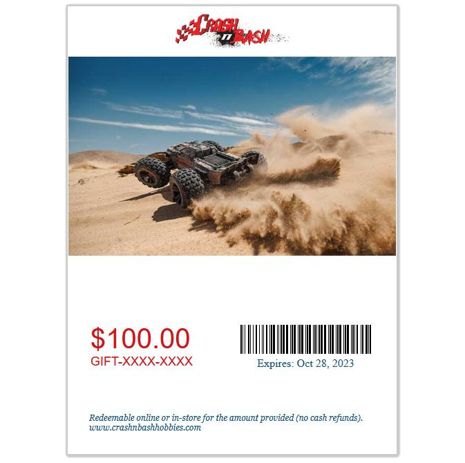 Crash N Bash Gift Card - Regular