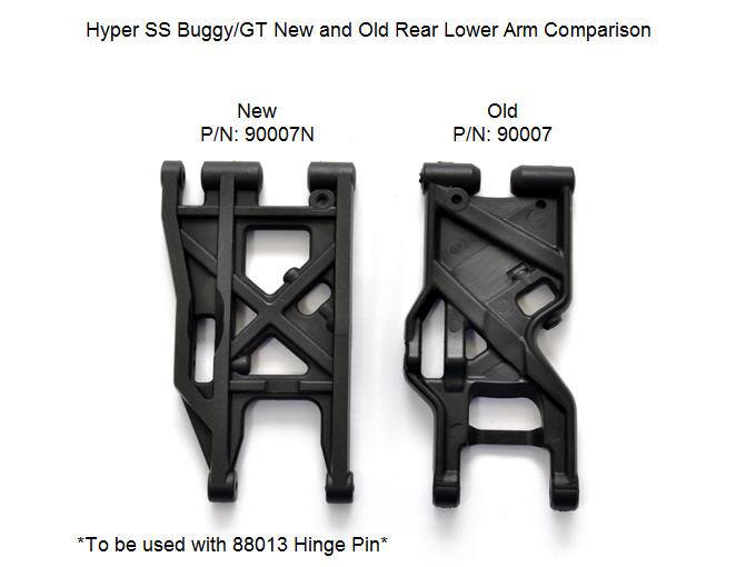 HoBao 90007N HYPER SS NEW REAR LOWER ARM SET