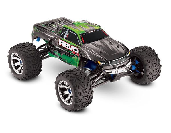 Traxxas 53097-3-GRN Revo 3.3 4WD RTR Nitro Monster Truck w/TQi (Green)