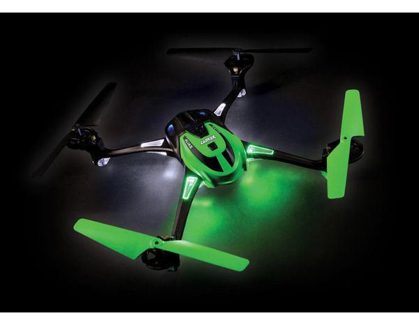 LaTrax 6608 GRN Alias Quad Rotor Helicopter w/ 2.4GHz Radio System Integraed Bright LEDs
