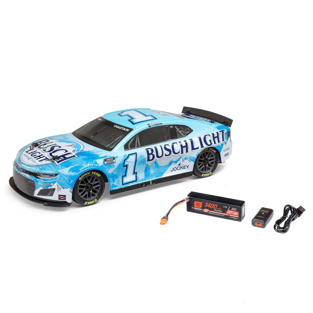 Losi 1122501 1/12 NASCAR RC Racecar Ross Chastain No. 1 On-Road (Battery & Charger Included)