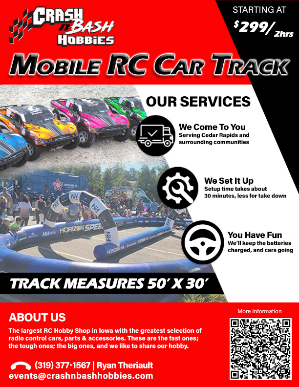 Crash'n Bash Hosted RC Car Party Service (Classic Party)