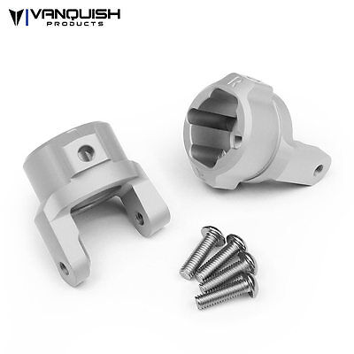 Vanquish 02862 Axial SCX10 8 Degree C-Hubs Clear Anodized