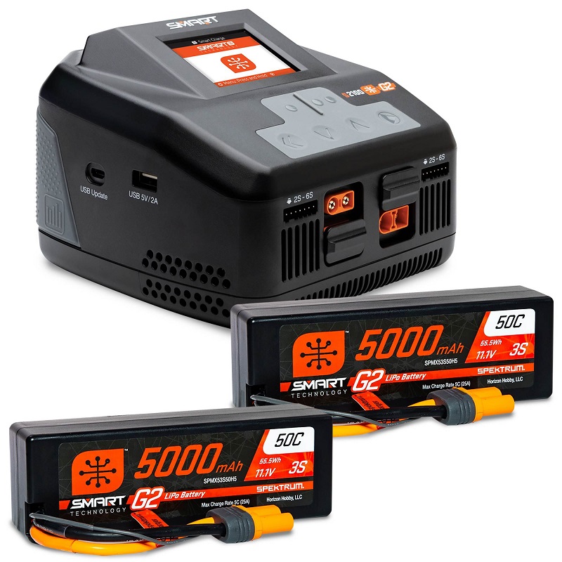 Spektrum Smart G2 6S Powerstage Bundle Battery Charger Combo