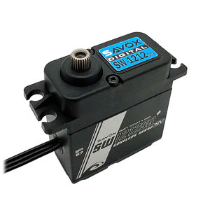 Savox SW1212SGP-BE Waterproof, High Torque, High Voltage Coreless Digital Servo, 0.13 sec / 722oz @ 8.4V -Black Edition