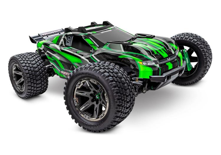 Traxxas 67097-4-GRN RUSTLER 4X4 ULTIMATE